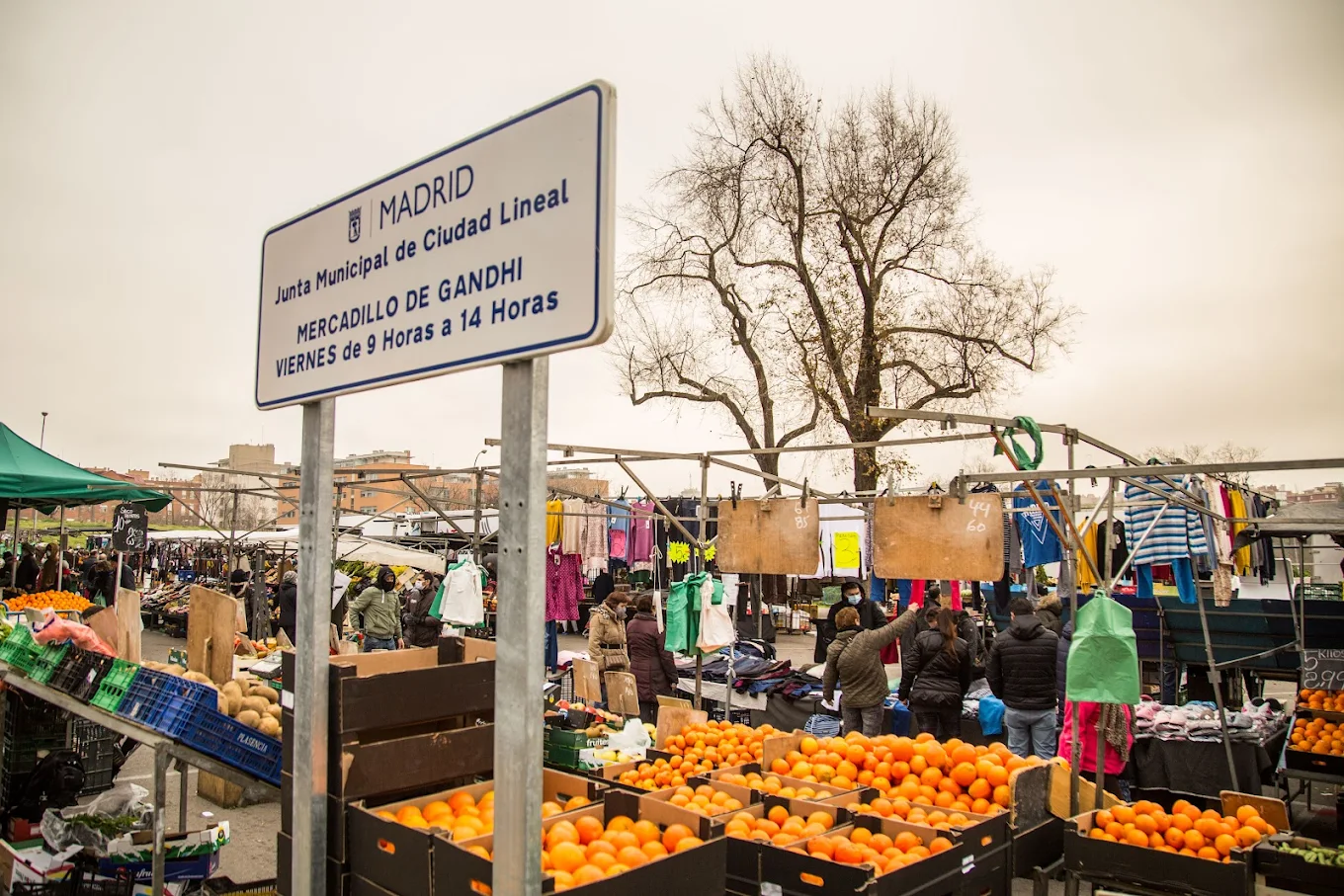 Mercadillo de Plaza Castilla